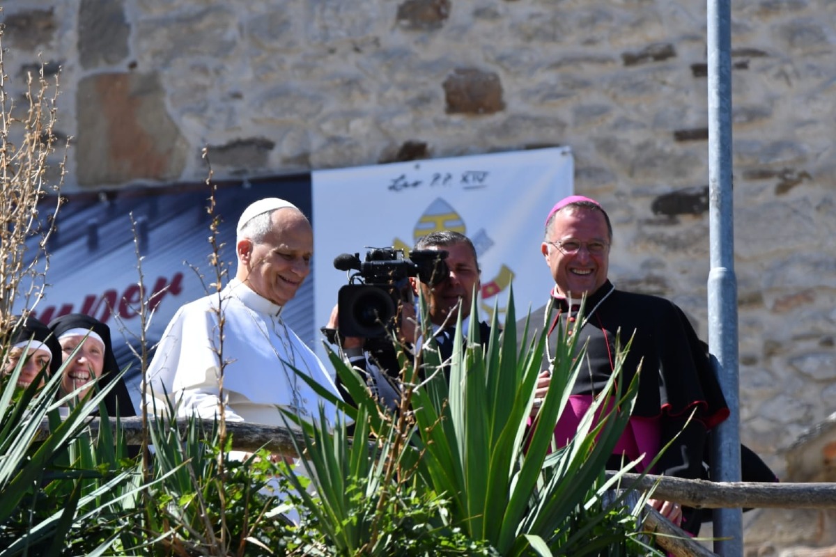 Pennabilli commossa per la visita del Papa: la testimonianza, "Un momento memorabile" - Papa Leone a Pennabilli PH MARIO GUAZZARINI