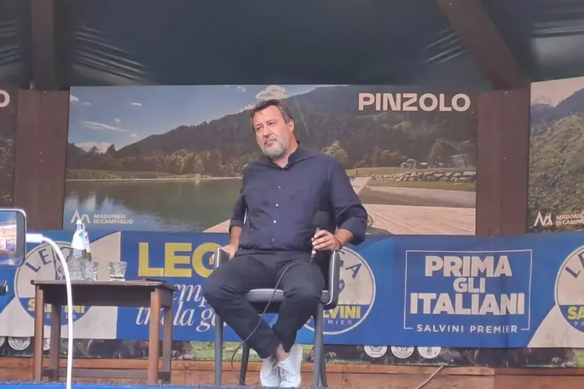 Salvini: "Immigrazione sì, ma solo da Paesi cristiani". E sfida Vannacci - Matteo Salvini PH ANSA