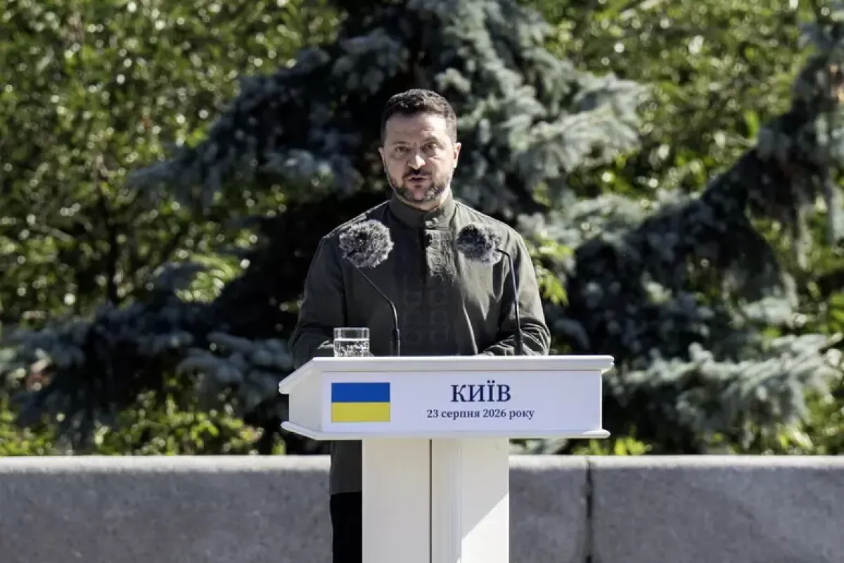Zelensky: "Piano con Usa per porre fine alla guerra". Cessate il fuoco, zona franca e ritiro delle truppe - Zelensky PH ANSA/EPA