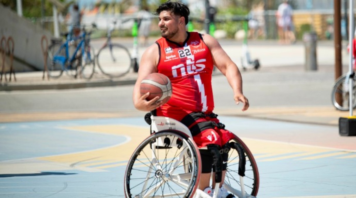 Basket in carrozzina, NTS tessera il pivot Duduianu - Stefanita Valentin Duduianu