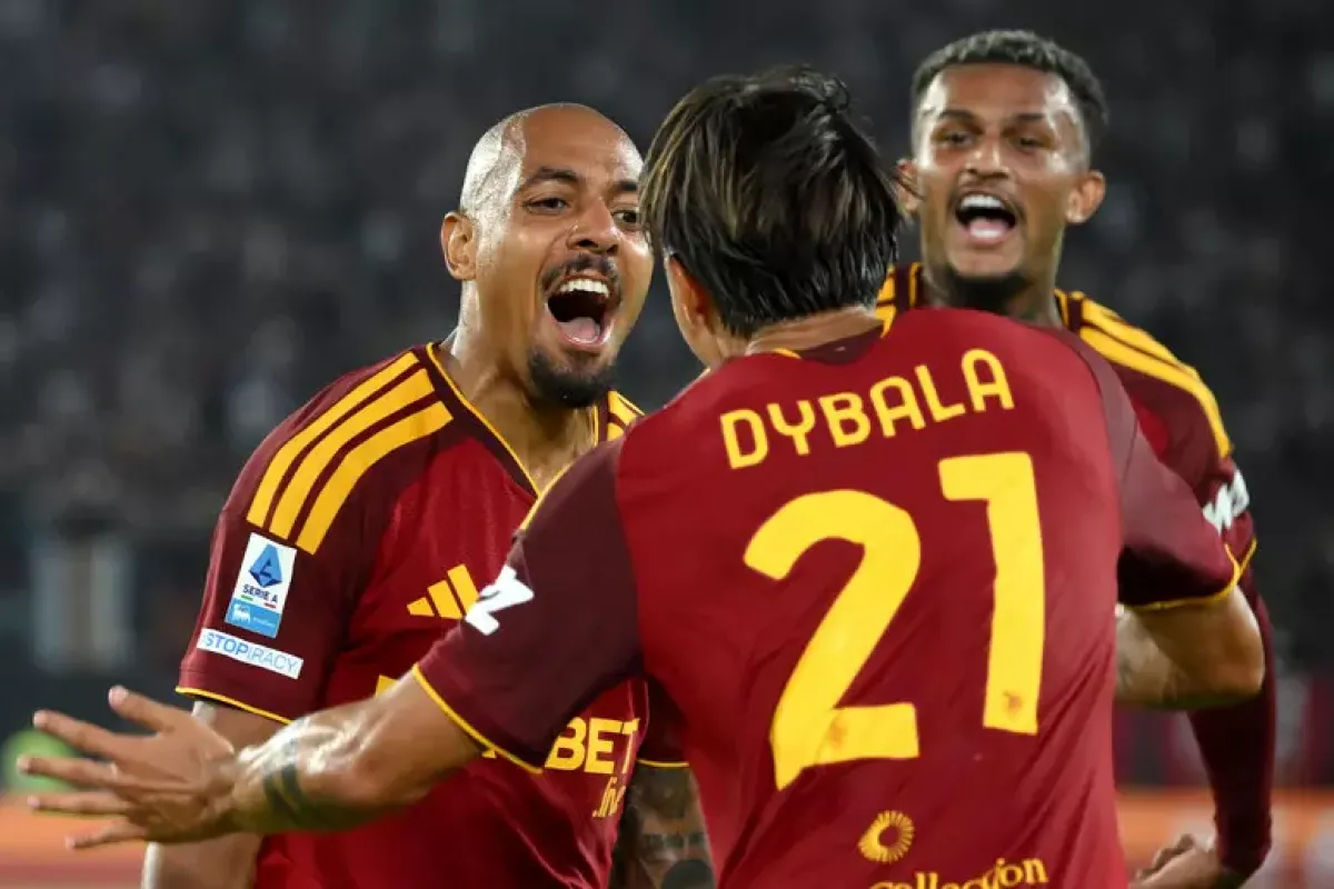 Roma spettacolare all’Olimpico: 4-0 alla Fiorentina. La Lazio passa a Bologna - Malen e Dybala PH ANSA