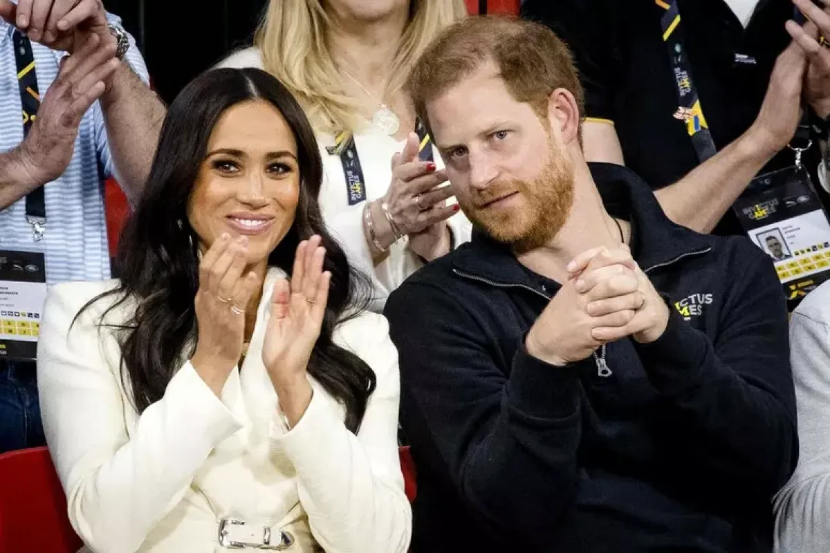 Harry e Meghan tornano oggi nel Regno Unito - Harry e Meghan in una immagine di archivio © Ansa/Afp