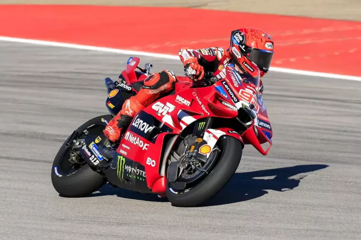 Motogp: Marc Marquez trionfa ad Aragon, Bezzecchi terzo - Marc Marquez © ANSA/EPA