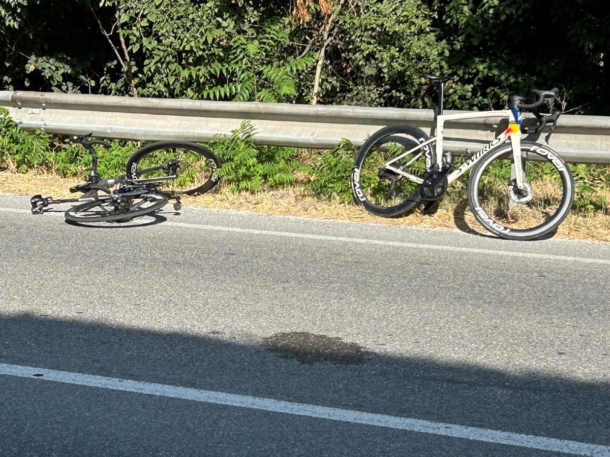 Moto contro bici sulla Marecchiese 