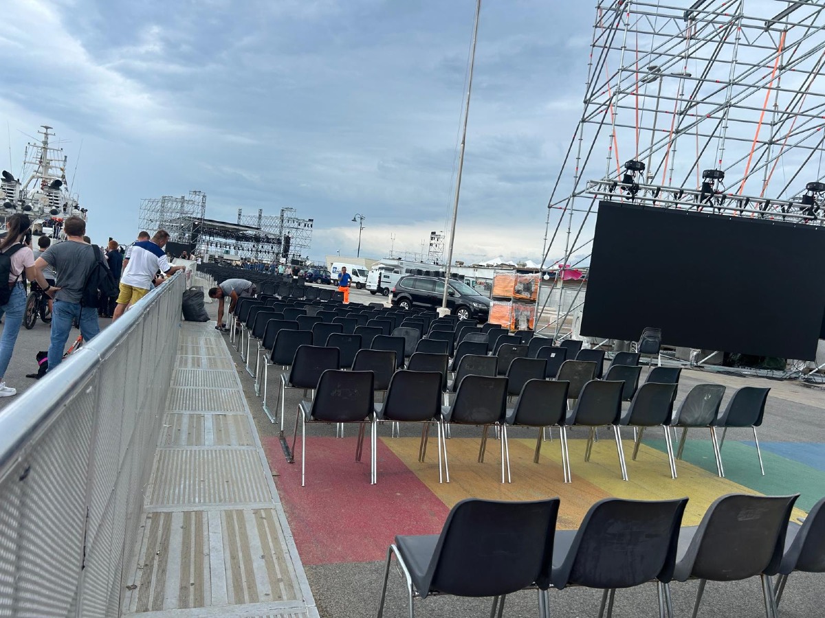 I preparativi per la visita del Papa 
