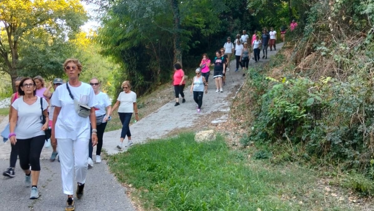 Novafeltria, in tanti alla seconda camminata del Gruppo di cammino Acqua Chiara - 