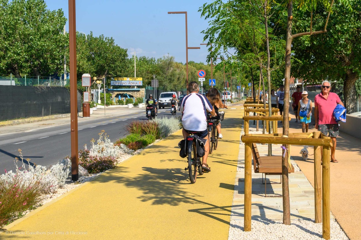 Riccione, lungomare del Sole: i  lavori ripartono il 5 ottobre - Il lungomare