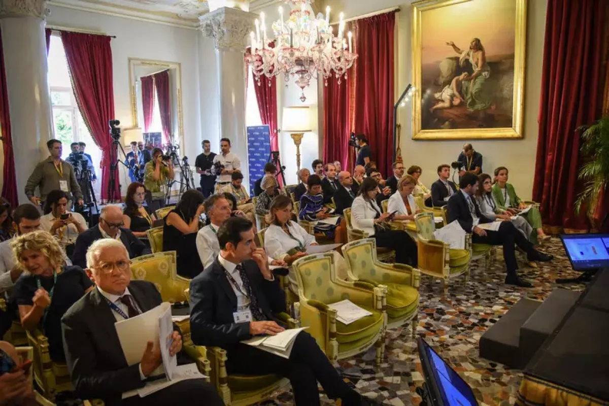 Cernobbio, Conte: 'No all'escalation militare in Europa' - © Ansa