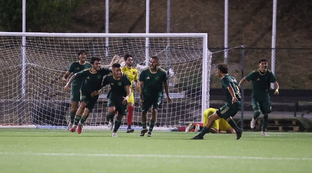 Calcio RSM,  Coppa Titano: solo vittorie nelle prime quattro sfide degli Ottavi - L'esultanza della Cosmos (foto FSGC/Montanari)