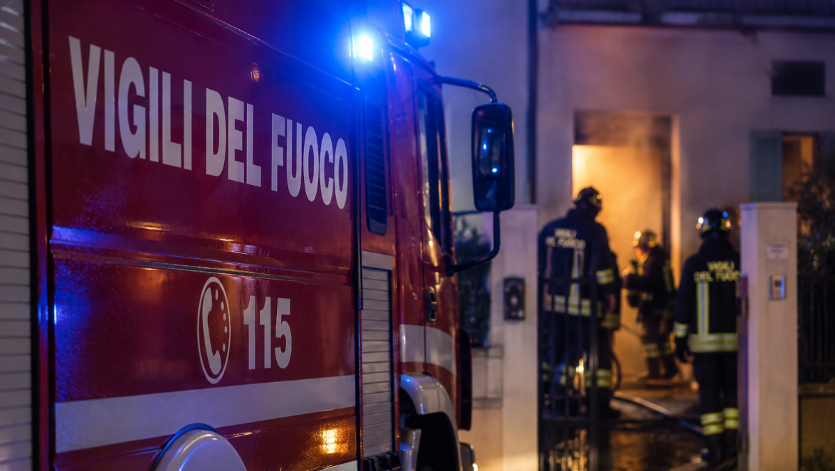  Incendio in un appartamento a Santarcangelo, un ferito - Foto di archivio