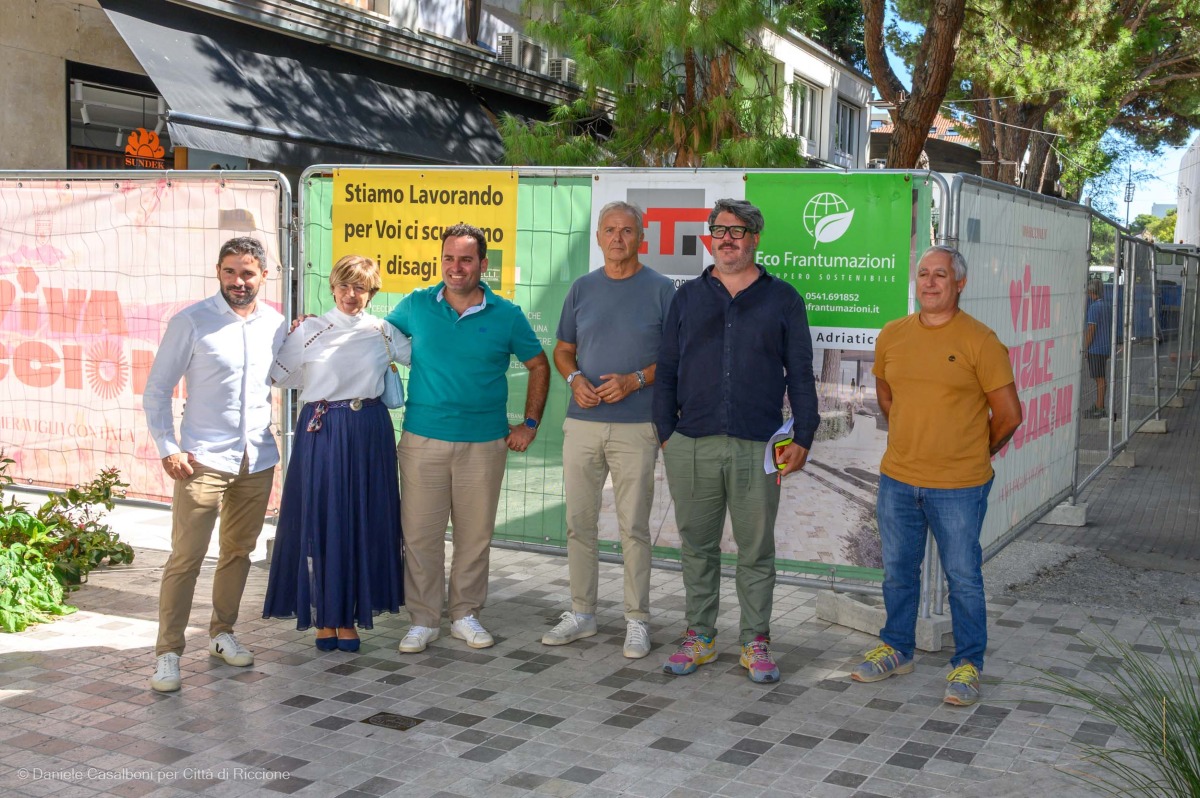 Riccione, al via l’ultima fase della riqualificazione di viale Ceccarini - Ph Casalboni