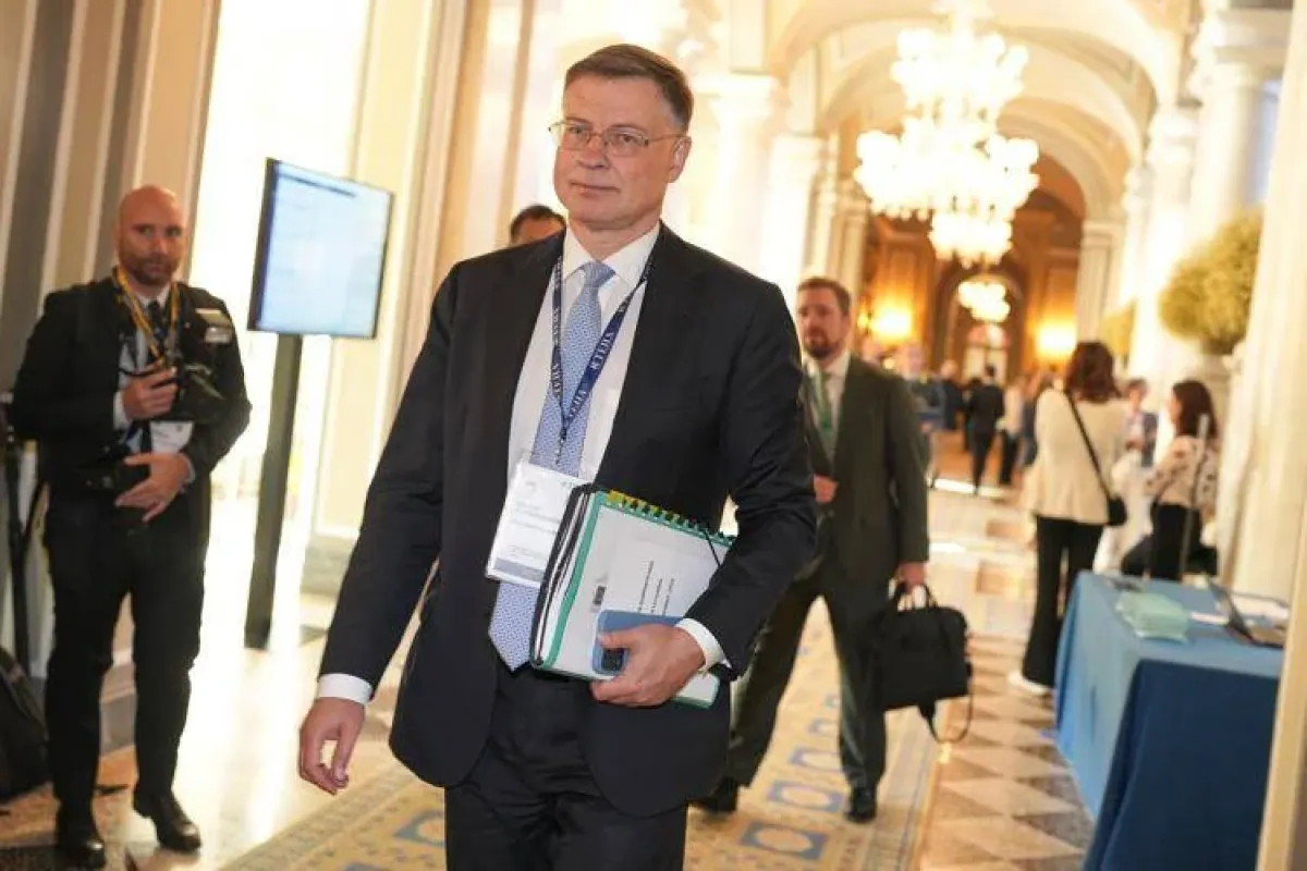 Extraprofitti, Dombrovskis frena: "Nessuna proposta Ue in questa fase" - Il commissario Ue all'Economia Valdis Dombrovskis - Fotogramma/Ipa
