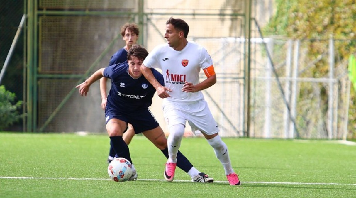 Calcio RSM: Folgore nuova capolista, La Fiorita passa con due autoreti -  Folgore in azione (Foto FSGC/Montanari)