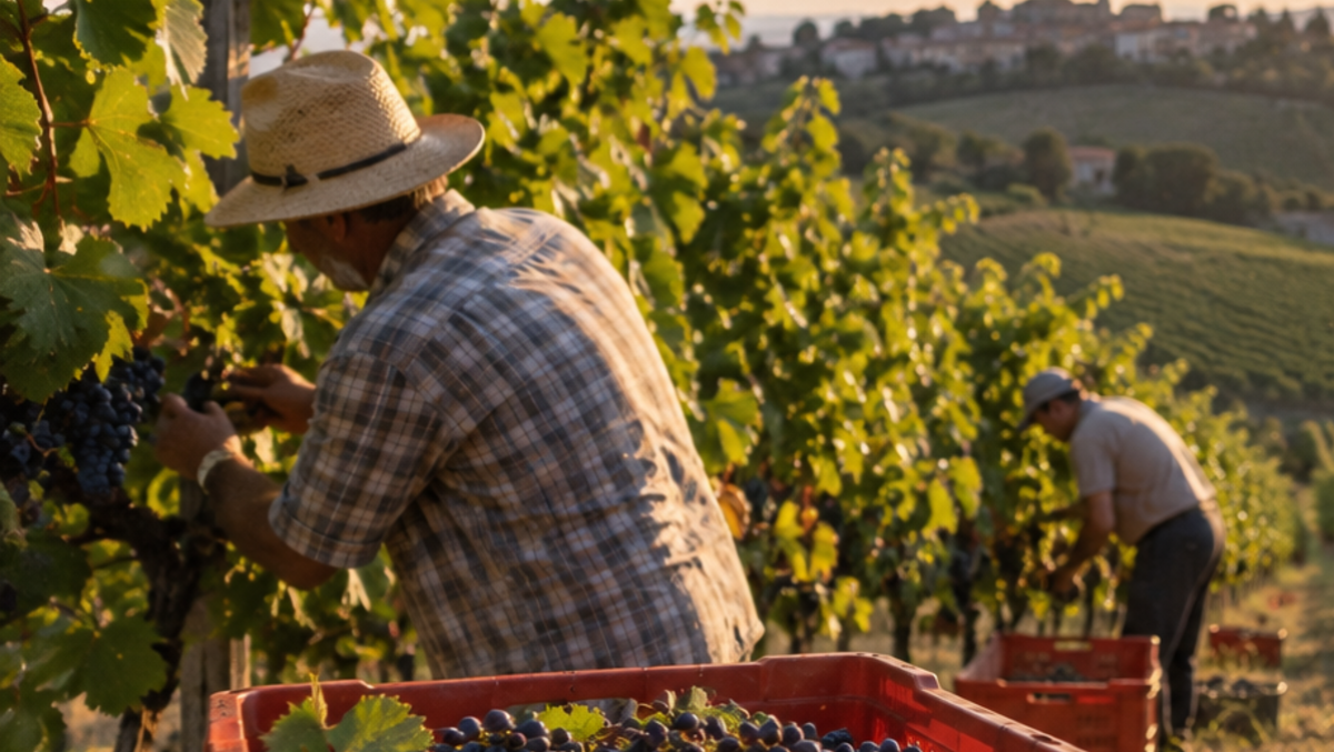 Vendemmia sempre più in anticipo: a Rimini l'uva è già in cantina - Foto di archivio