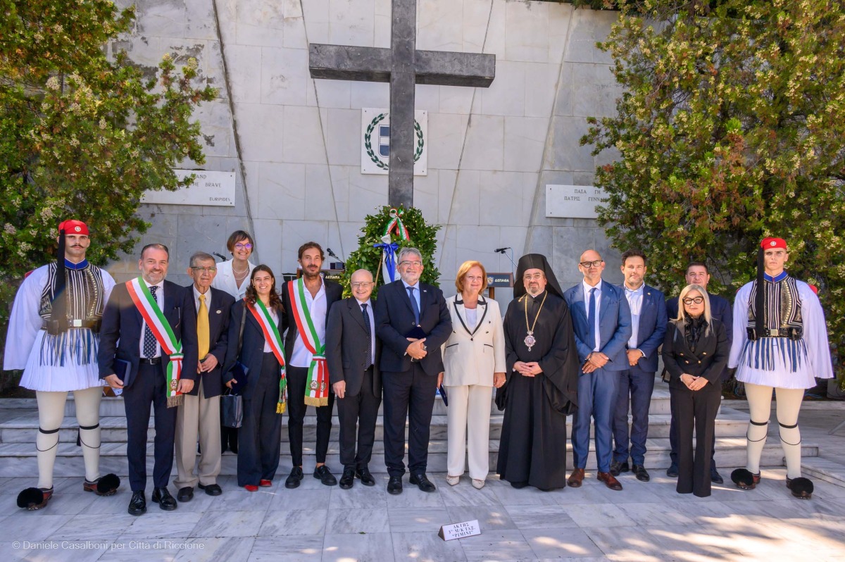Riccione ricorda i caduti greci della Battaglia di Rimini con una commemorazione  - 