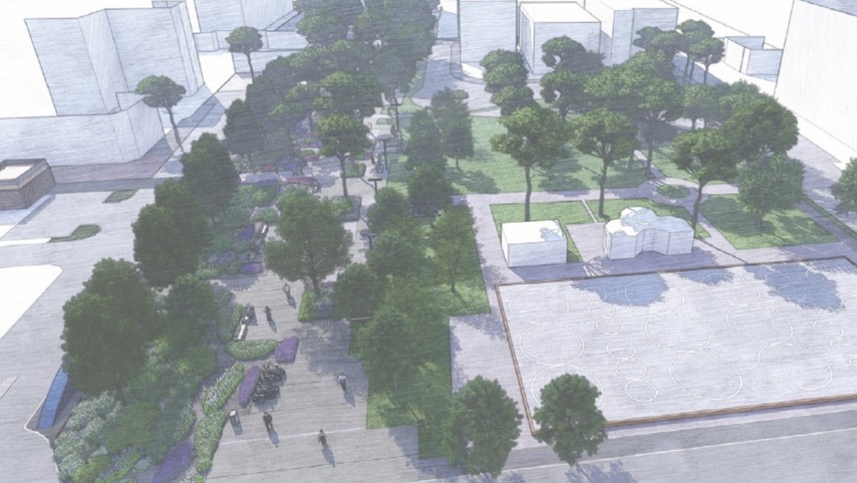 Più verde, meno auto e nuovi spazi per eventi: così Riccione ridisegna i Giardini Montanari - Rendering Giardini Montanari