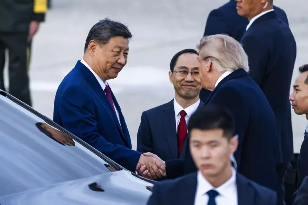 Xi in visita in Usa: 'Dobbiamo essere partner, non rivali'. Trump: 'Ottimo incontro' - © Ansa/Epa
