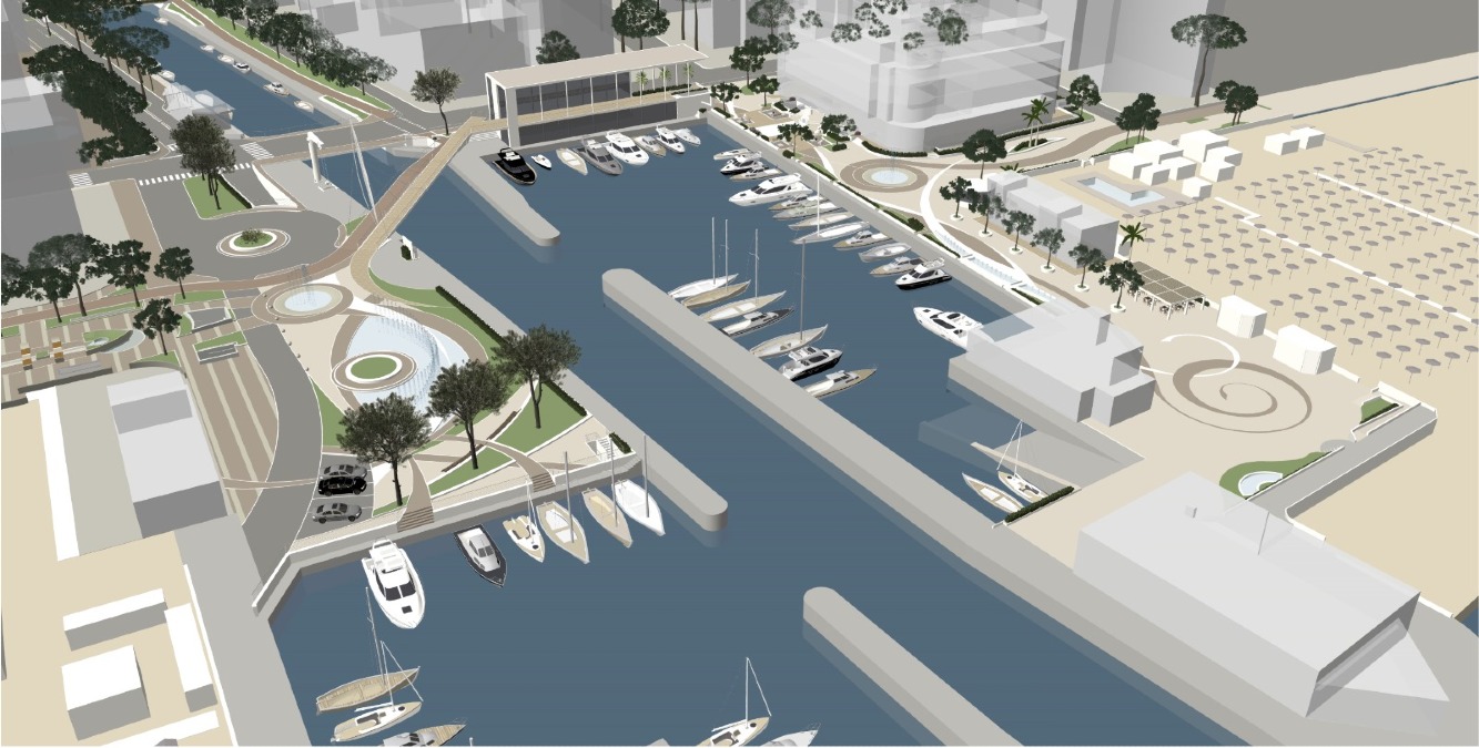 Riccione, 14,8 milioni per il rilancio di porto e litorale - Il progetto del nuovo porto 