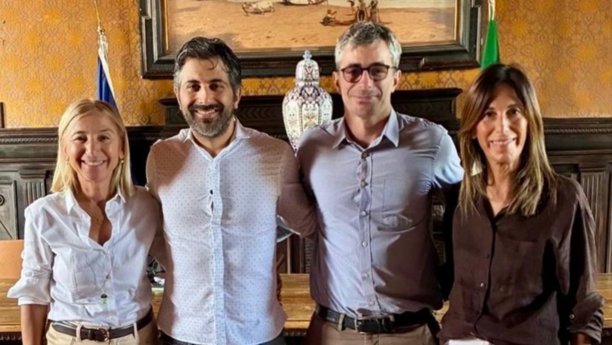 Cattolica, Filippo Mauri è il nuovo presidente di Confesercenti - Foronchi e Bartolucci con Mauri e Maioli 