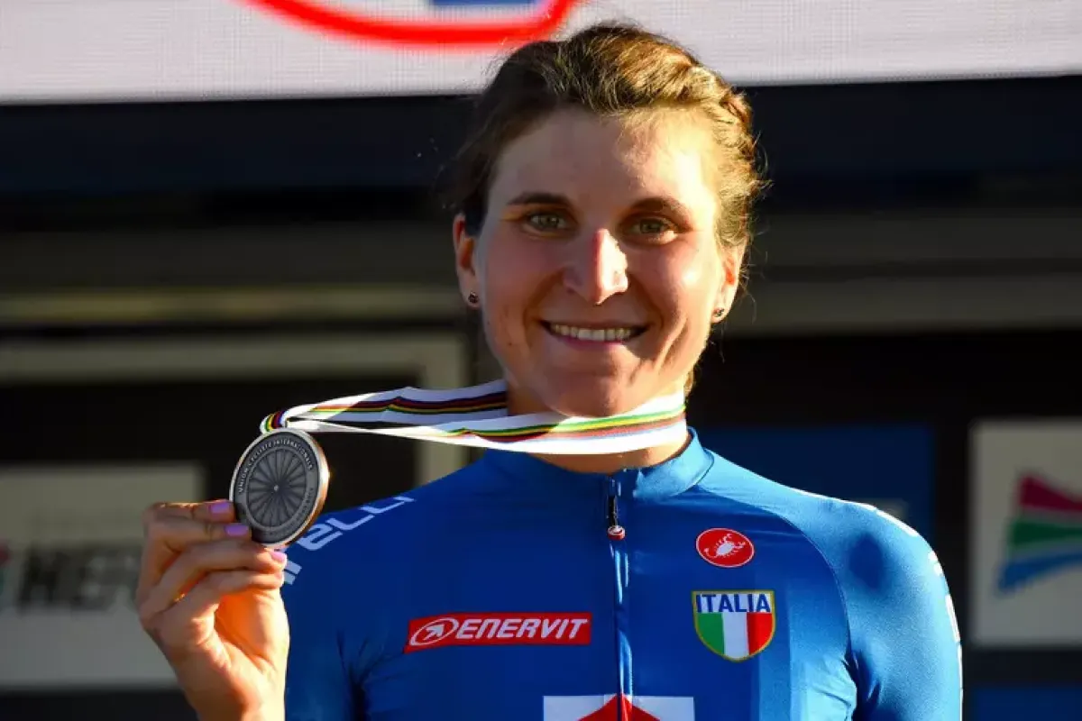 Elisa Longo Borghini è di bronzo ai Mondiali: a Montreal terzo posto per l'azzurra - Foto Ansa