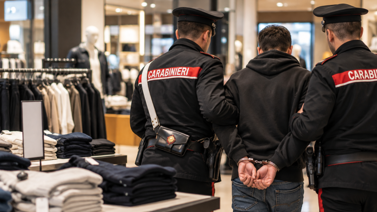 Ruba vestiti dopo aver rotto gli antitaccheggio: arrestato - Foto di archivio