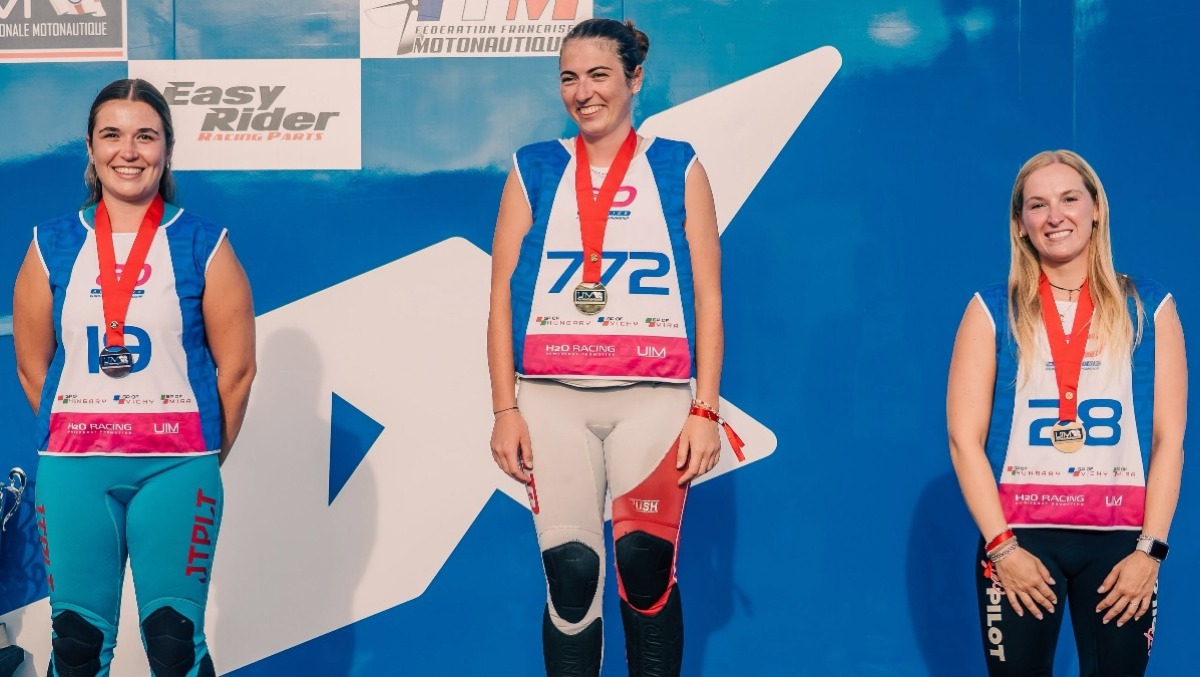 Dall’atletica alla moto d’acqua: Ilaria Vanni è bronzo europeo - A destra Ilaria Vanni 