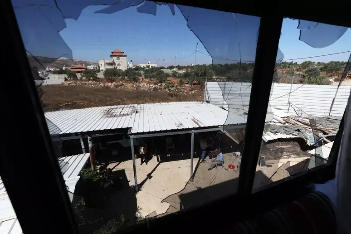 Cisgiordania, incendiata la casa di una famiglia palestinese sfrattata - © Ansa