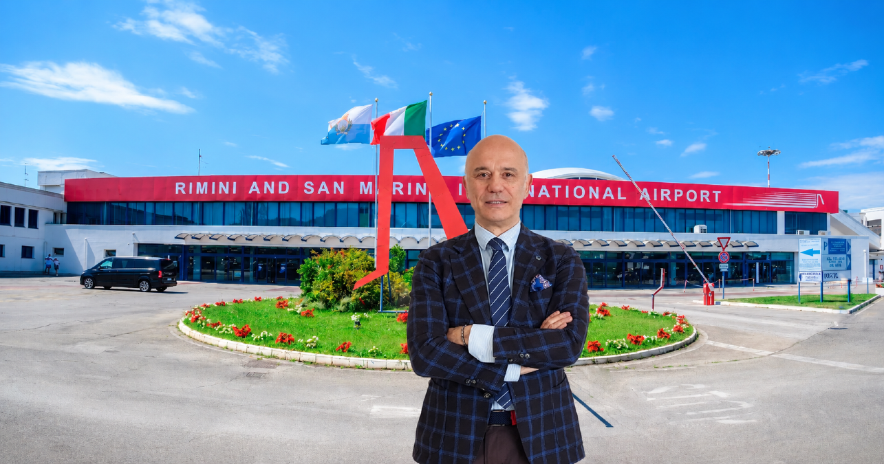 Aeroporti, Zanzini invita a fare sistema: "Stop guerra tra gli scali" - Gianmaria Zanzini, presidente di Confcommercio Rimini