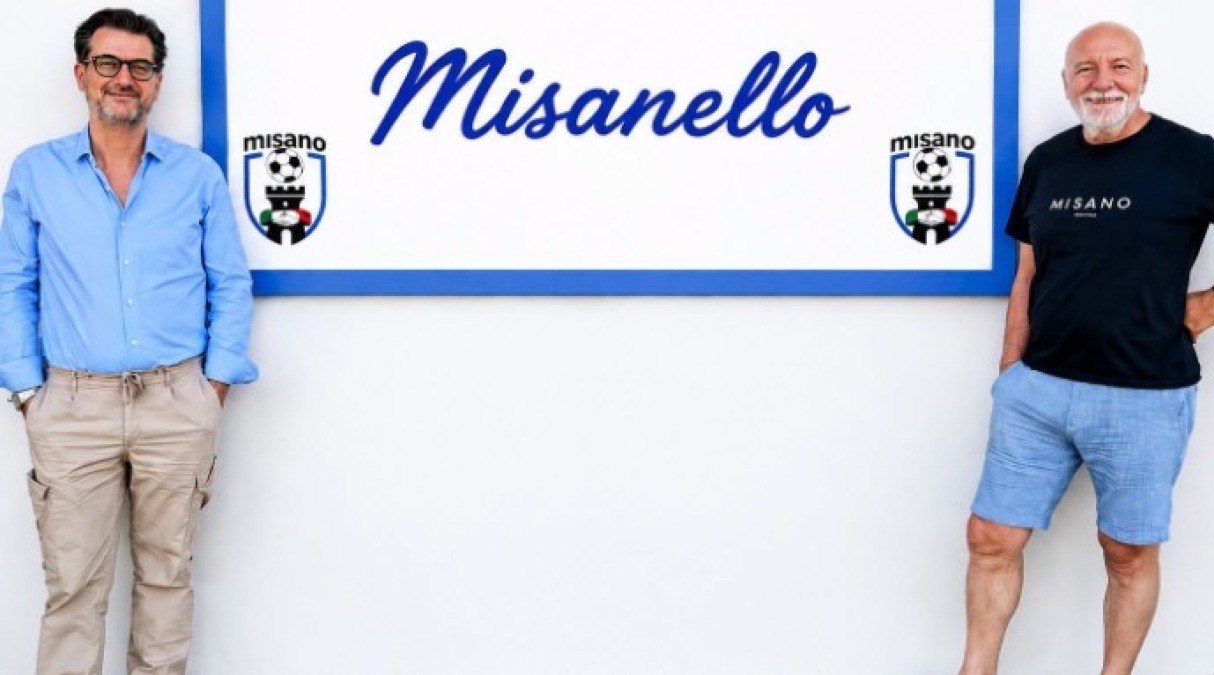 Calcio Promozione, il dg Bonardi: 'Misano, ho fiducia nella riscossa' - Da sx Manzi e Bonardi