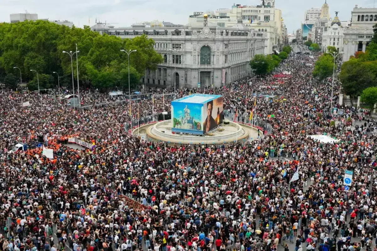 Spagna, migliaia in piazza per il diritto alla casa - © Ansa