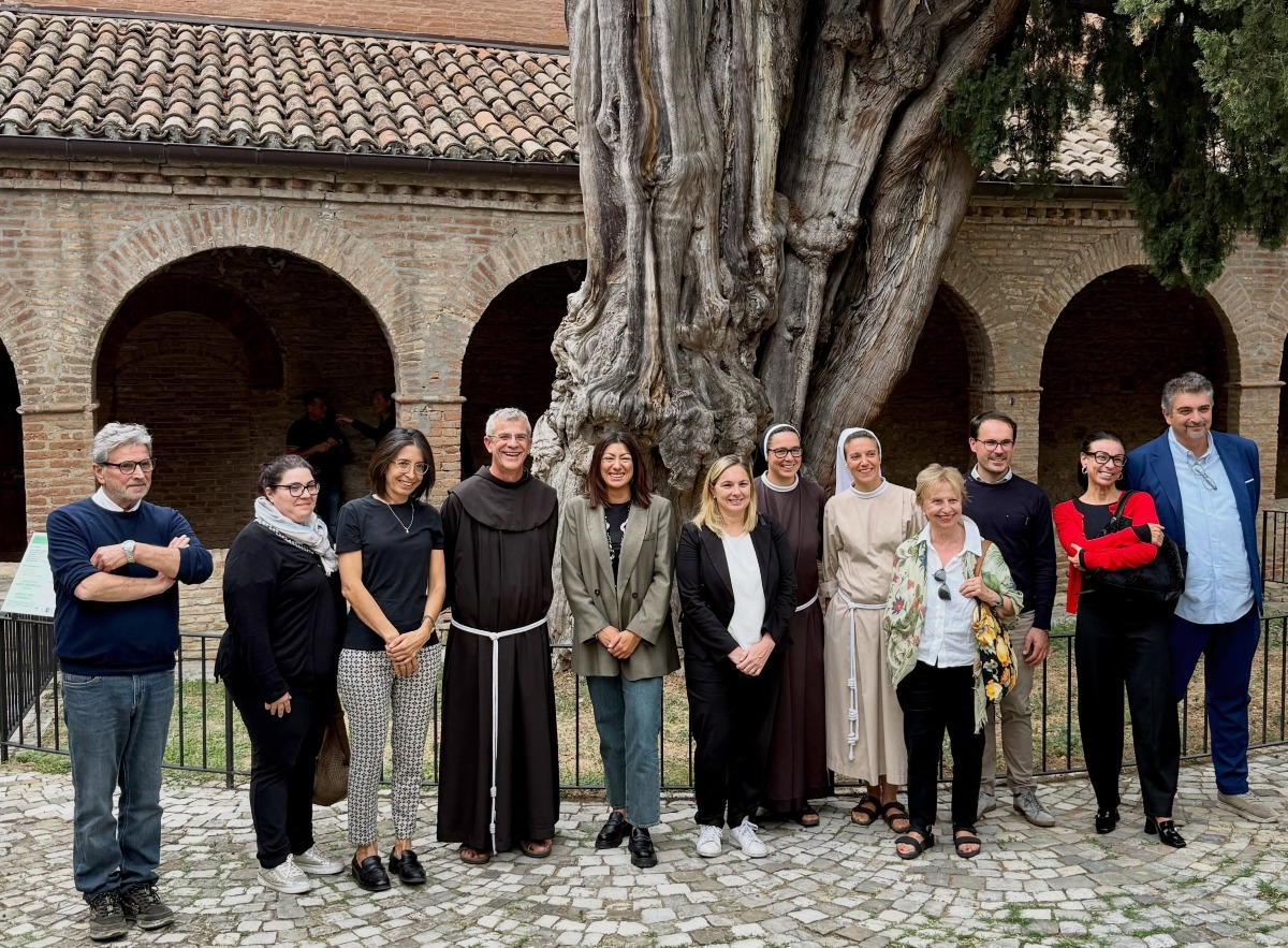Verucchio, l'assessora Allegni in visita al convento di Santa Croce - 