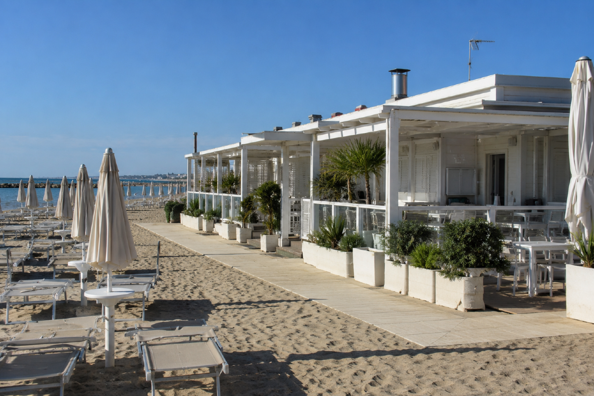 Concessioni spiagge, i balneari: "Rischiamo di lasciare allo Stato strutture ristrutturate a nostre spese" - Immagine elaborata con ChatGpt