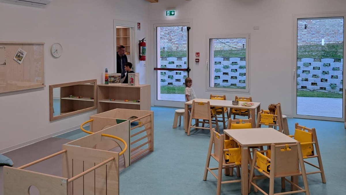 Saludecio, apre il nuovo nido Fratel Amato: 20 posti per i bambini fino a 3 anni - Gli interni dell'asilo 