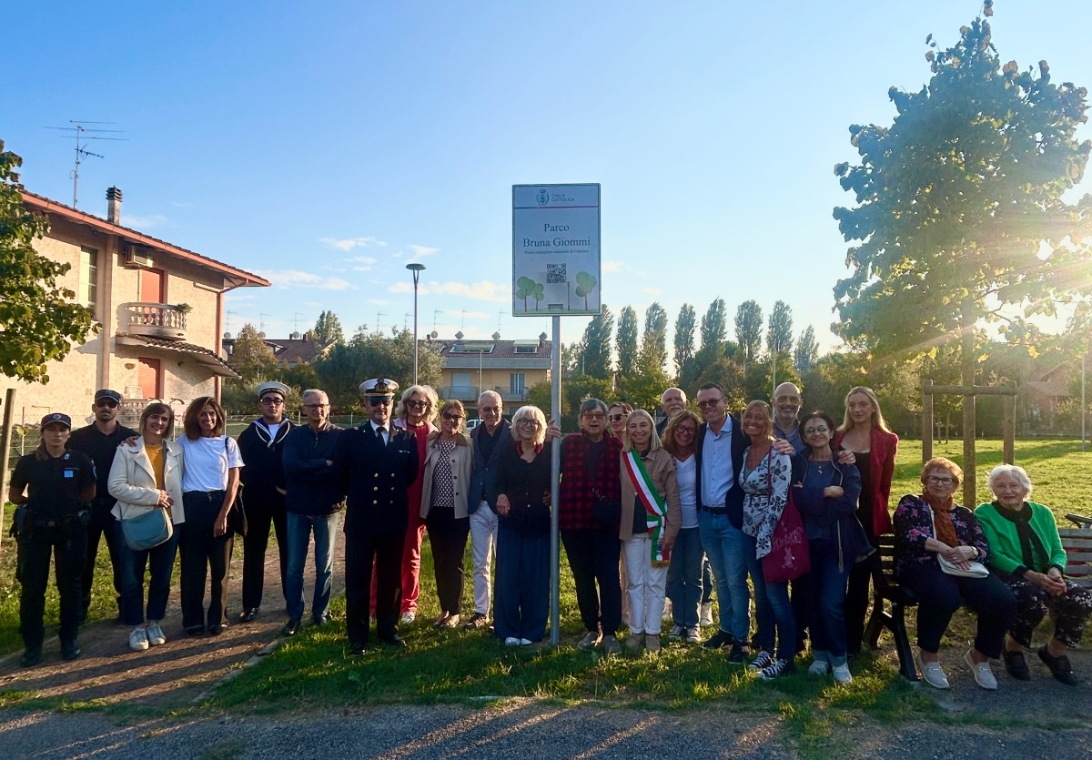 Cattolica, un parco intitolato a Bruna Giommi, prima consigliera comunale donna del Dopoguerra - 