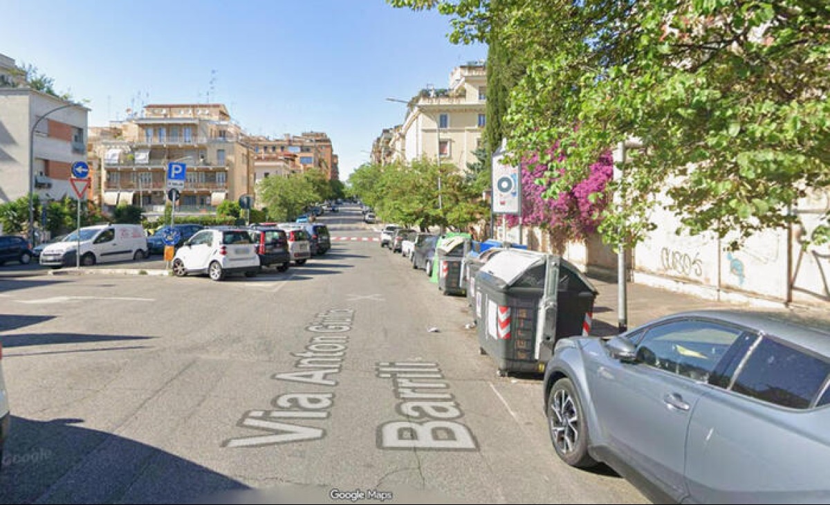Banda della minicar, vertice in Procura a Roma - Il luogo dove è avvenuta l'aggressione