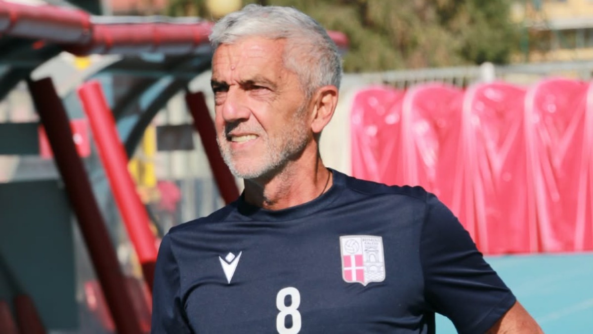 Rimini Calcio a caccia del settebello con il Futball Cava Ronco, Gadda: 'Guai essere superficiali' - Massimo Gadda, allenatore Rimini PH Gilberto Poggi