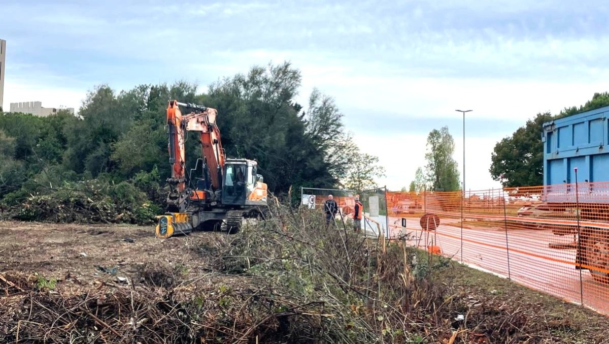 Riccione, 2 milioni per ridurre il rischio allagamenti a Raibano - I lavori a Raibano 