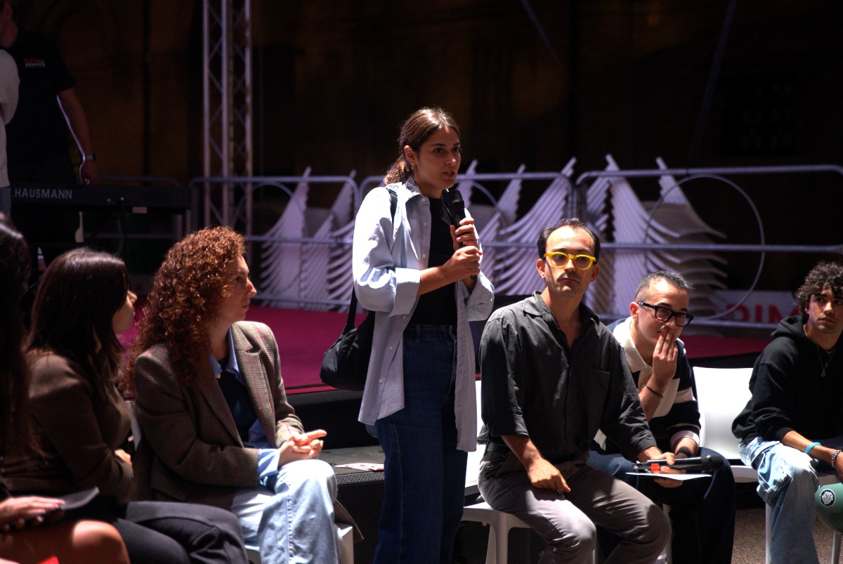 Rimini, il Festival delle Giovani Generazioni chiude con centinaia di partecipanti - L'assessora Mattei durante il festival 