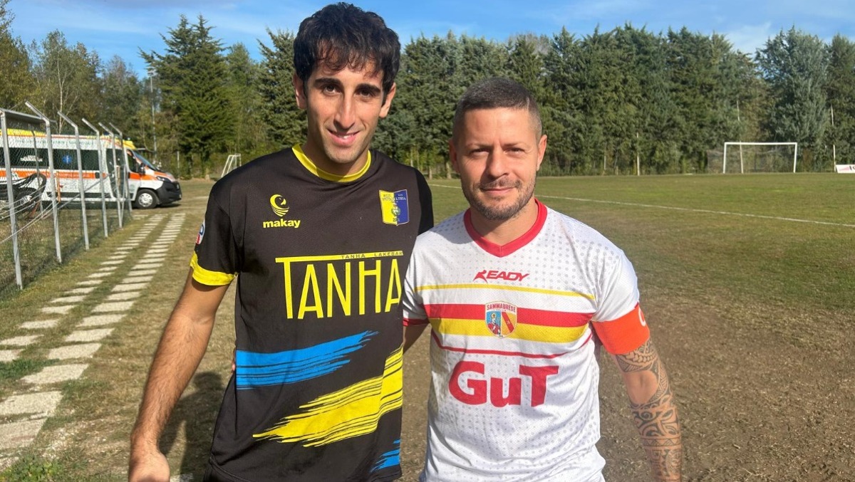 La Sammaurese si rialza ed espugna Secchiano: Novafeltria battuto (0-2) - I capitani Giacobbi e Bonandi