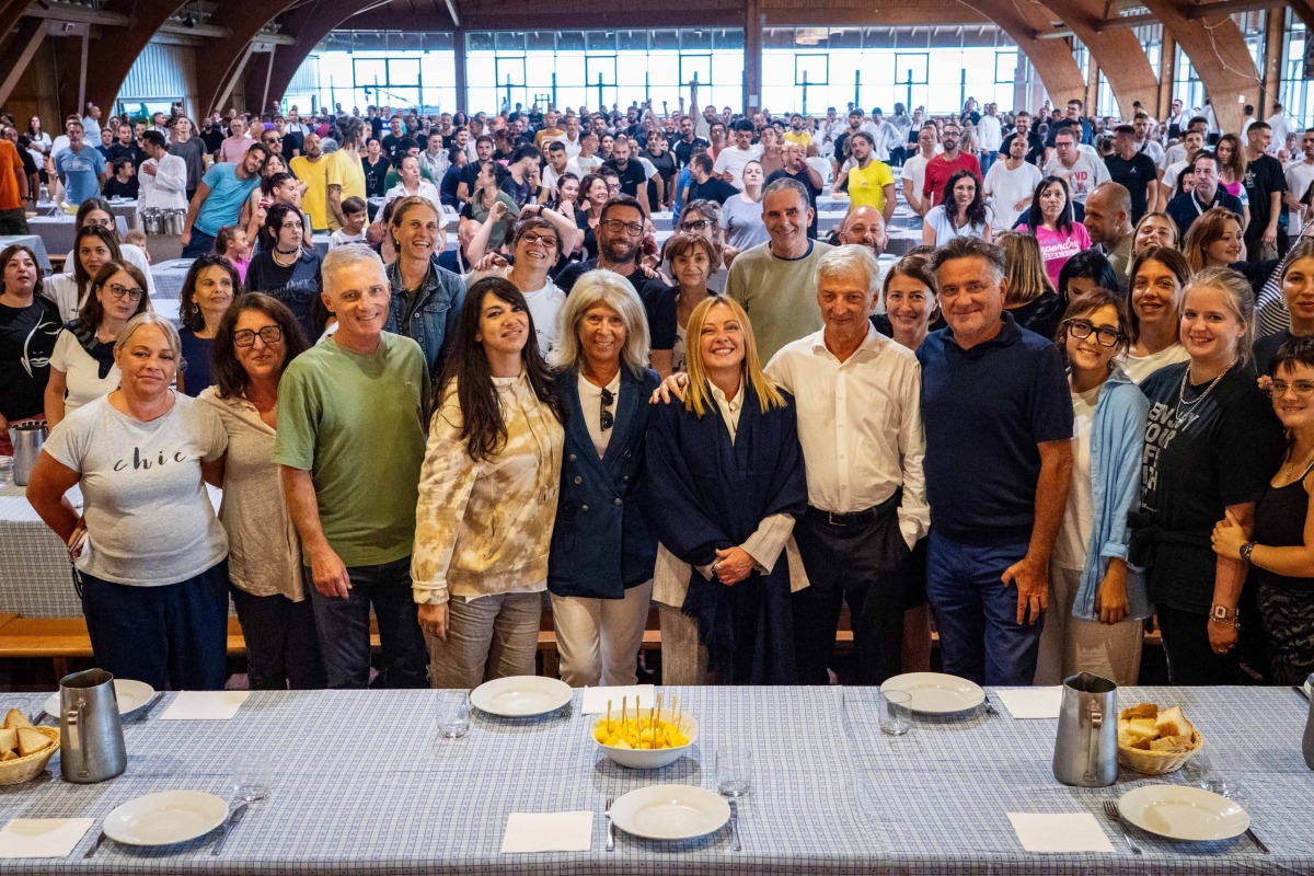 Meloni a San Patrignano per il vertice internazionale sulle dipendenze - Una precedente visita di Giorgia Meloni a Sanpa