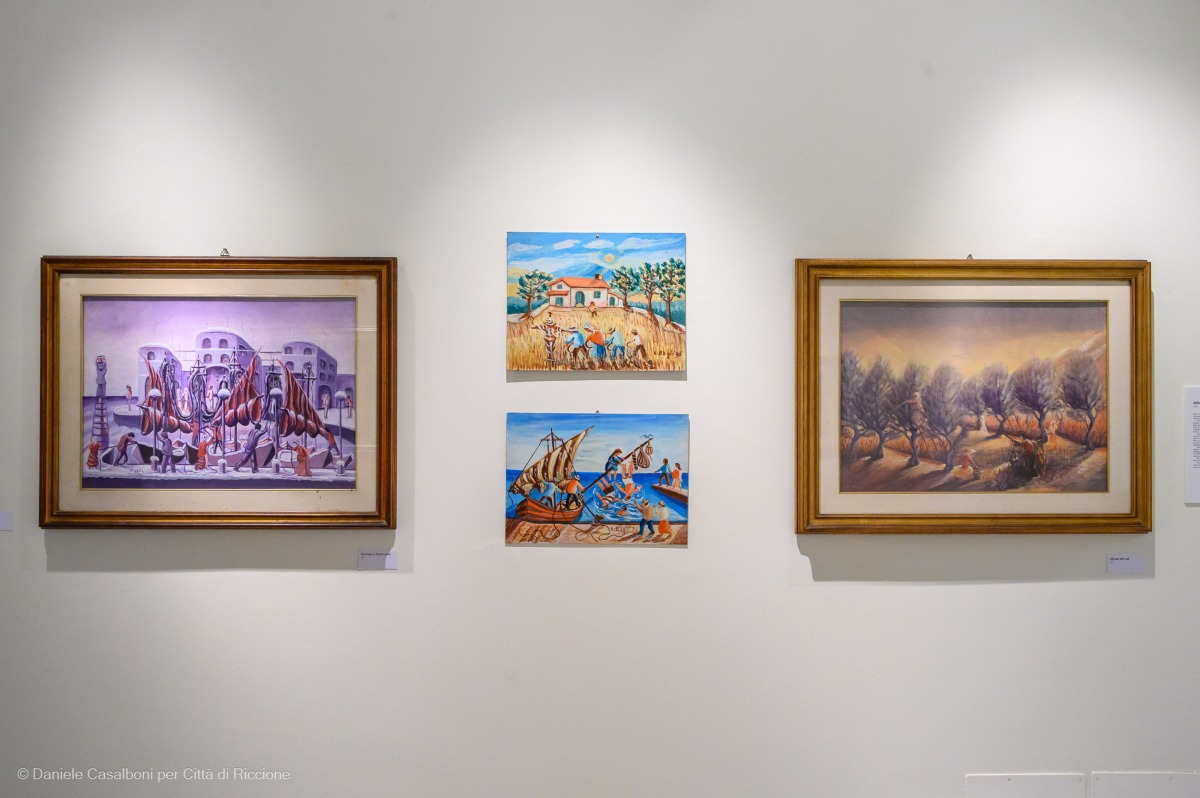 Riccione celebra 50 anni di arte: a Villa Franceschi la mostra dei pittori che hanno fatto la storia della città - 