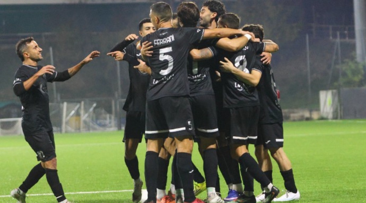 Scontro d’alta quota tra Folgore e Tre Penne - Il Tre Penne esulta (foto Fsgc/Novelli)